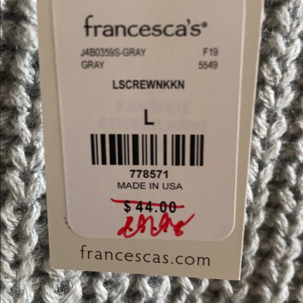 Grey Sweater - Picture 3 of 3